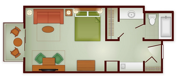 DVC BRV Studio Floor Plan